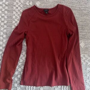 Halogen Rust Long Sleeve Top